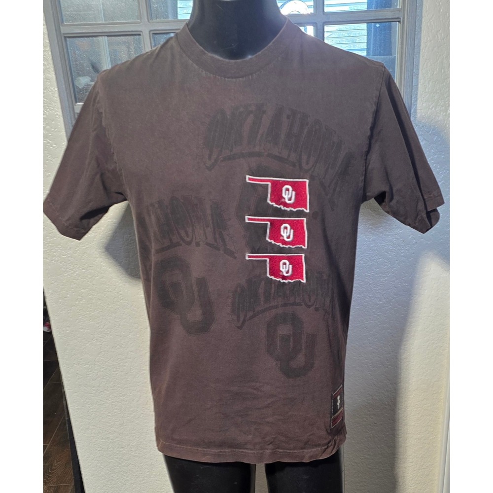 Travis Scott Cactus Jack Mitchell & Ness Oklahoma Sooners Brown T-Shirt Mens M